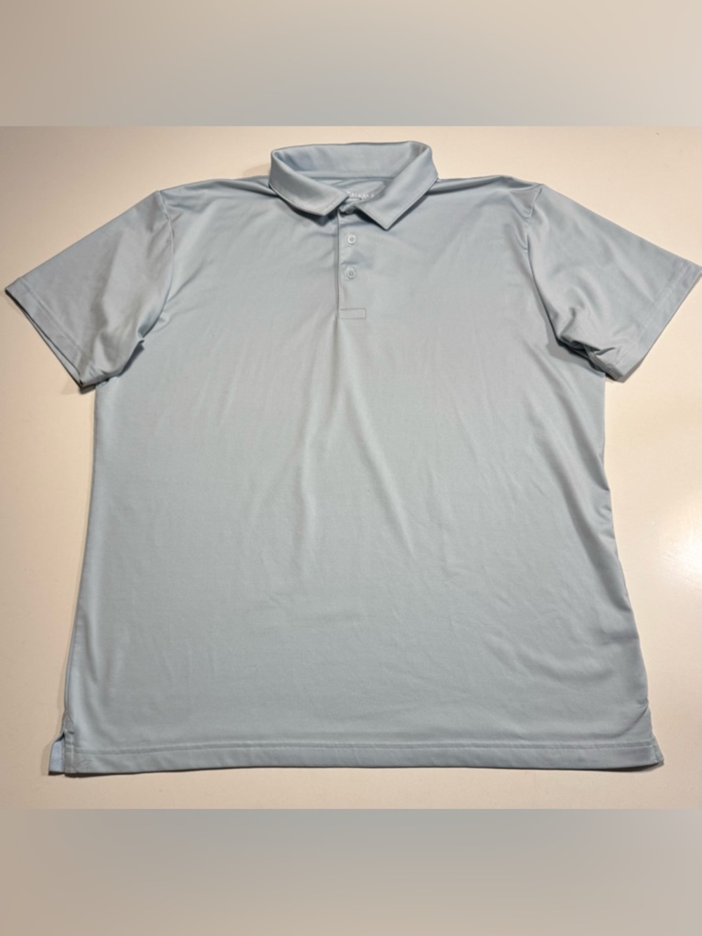 Mizzen+Main Phil Mickelson Light Blue Performance Stretch Golf Polo Shirt XL